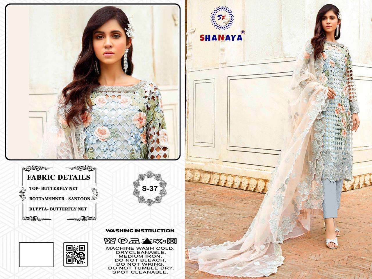 shanaya shanaya s 37 net elegant salwar suit single