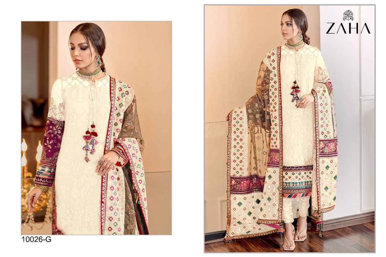 zaha ZAHA 10026 G Salwar Kameez Georgette Singles