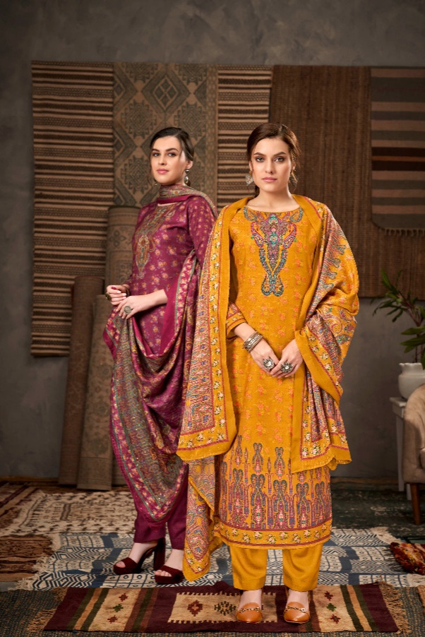 alok suit noorani pashmina exclusive print salwar suit catalog