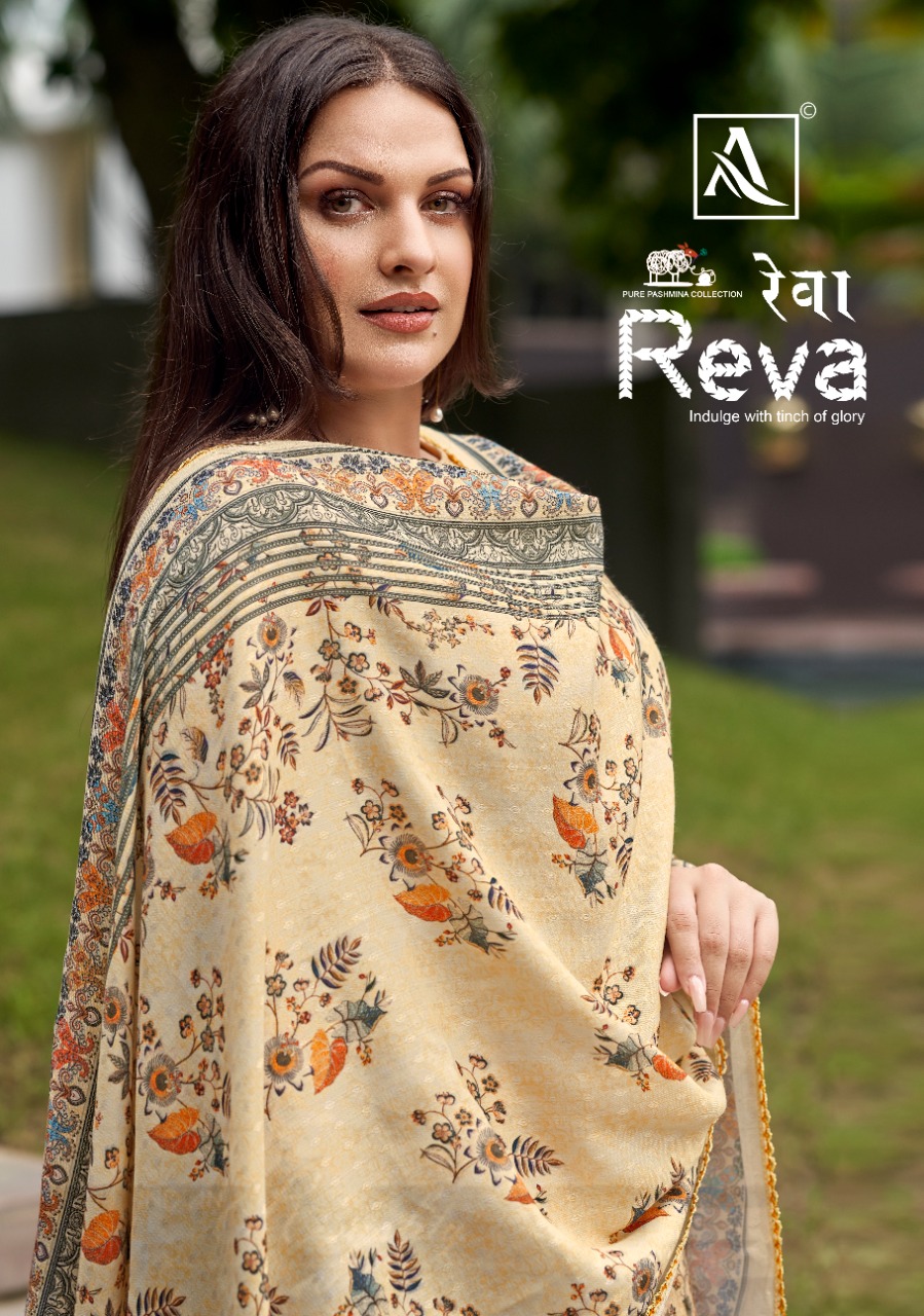 alok suit reva pashmina exclusive print salwar suit catalog