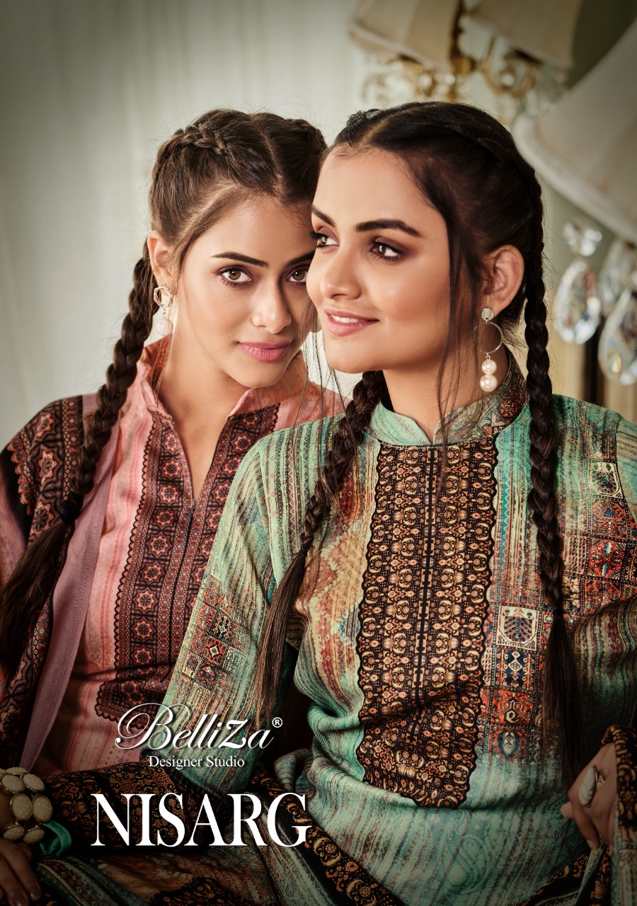 belliza designer studio nisarg psahmina exclusive print salwar suit catalog