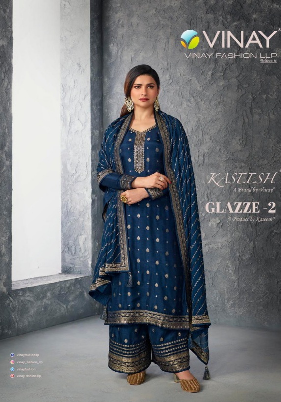 vinay fashion kaseesh glazze 2 dola new and modern style salwar suit catalog