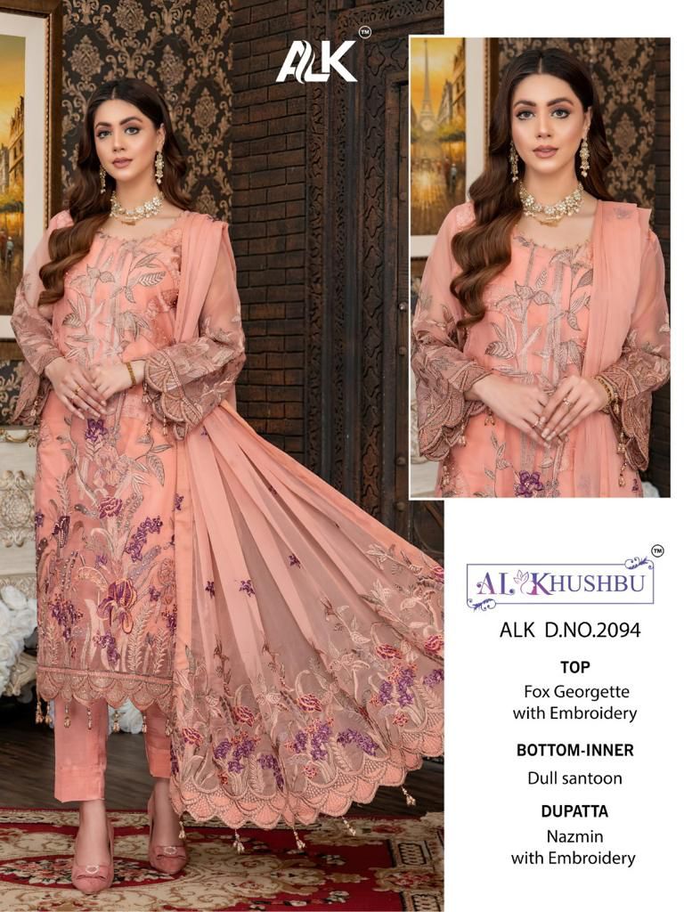 al khushbu al khushbu 2094 Salwar Kameez Georgette Singles