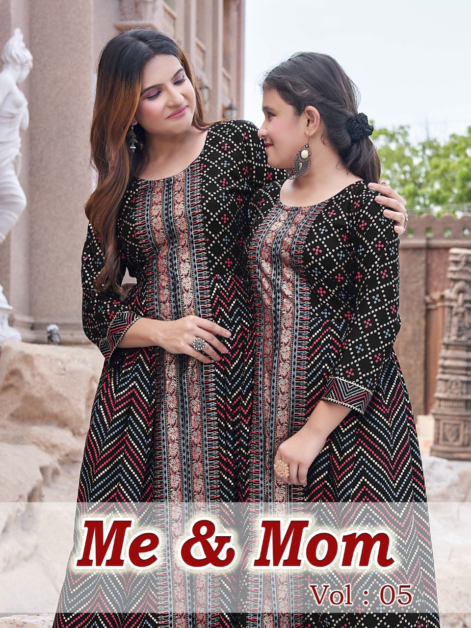 banwery fashion me and mom v 5 rayon attractivr look kurti catalog