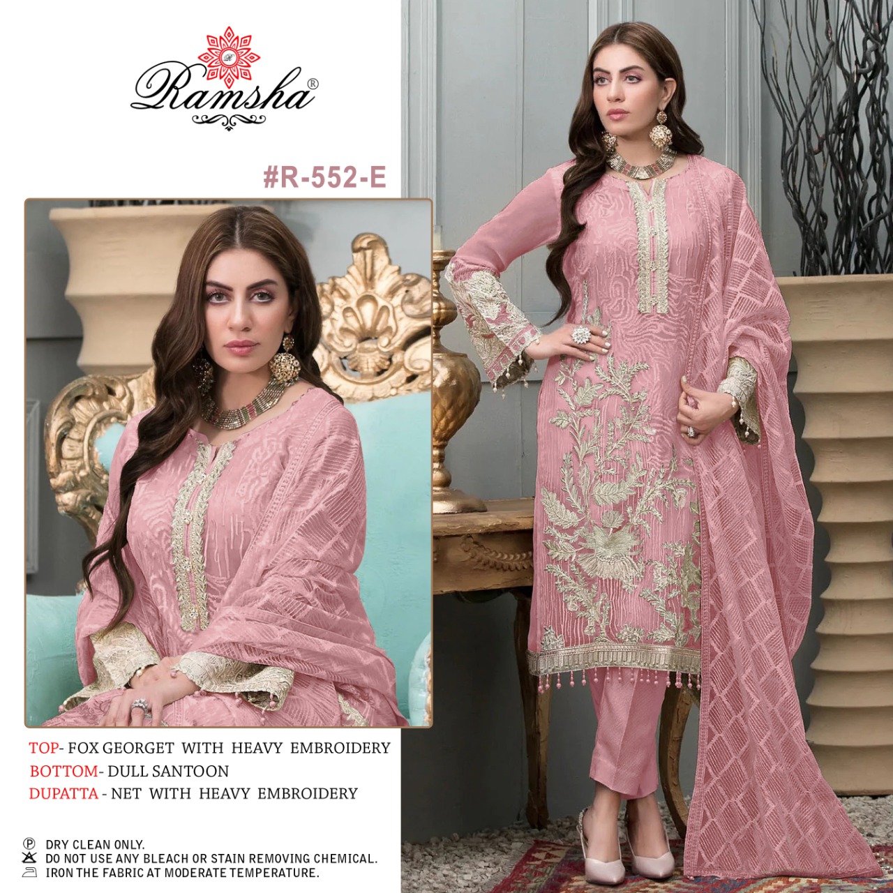 Ramsha Ramsha R-552 E Salwar Kameez Georgette Singles