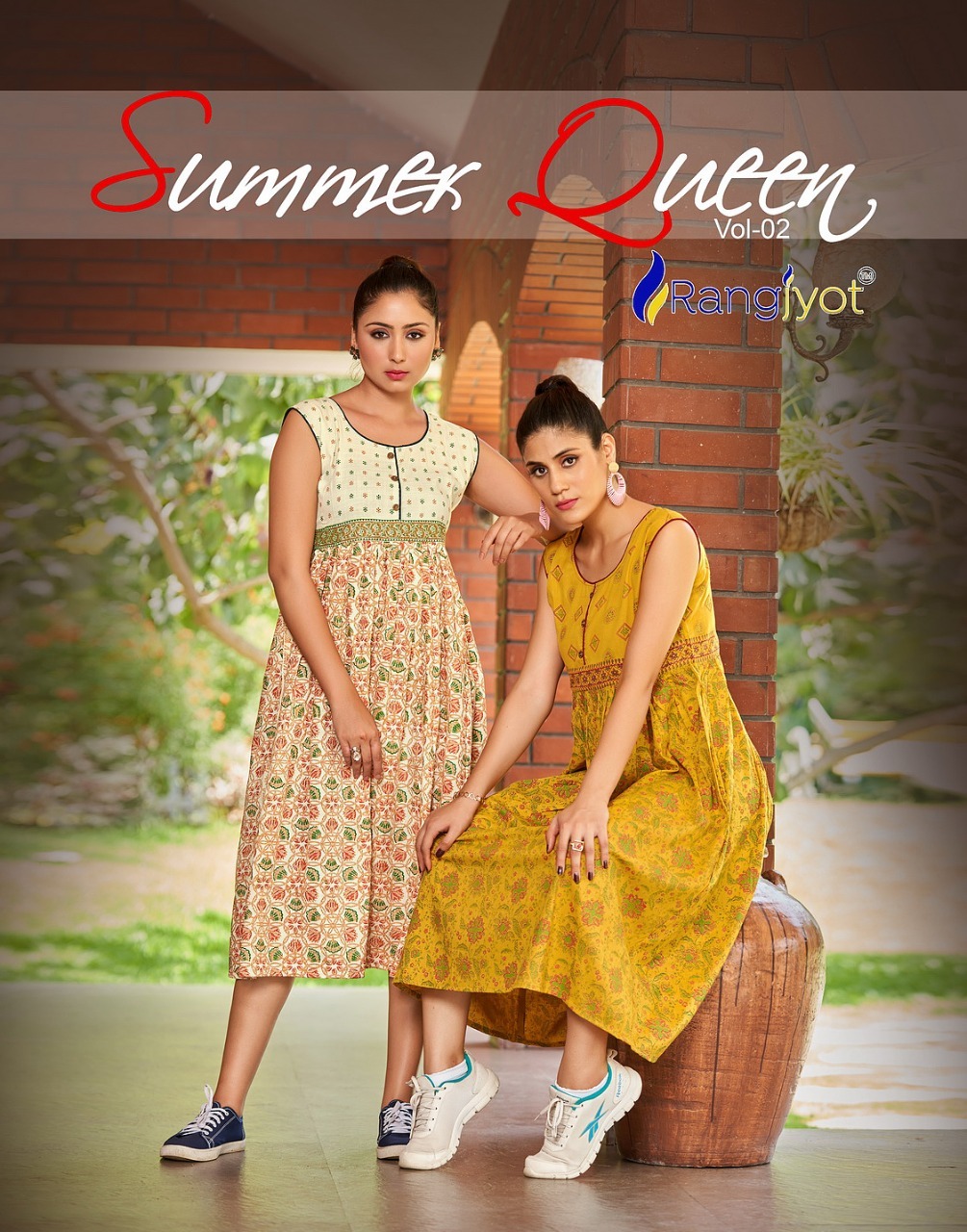 rangjyot summer queen vol 2 cotton catchy llok kurti catalog