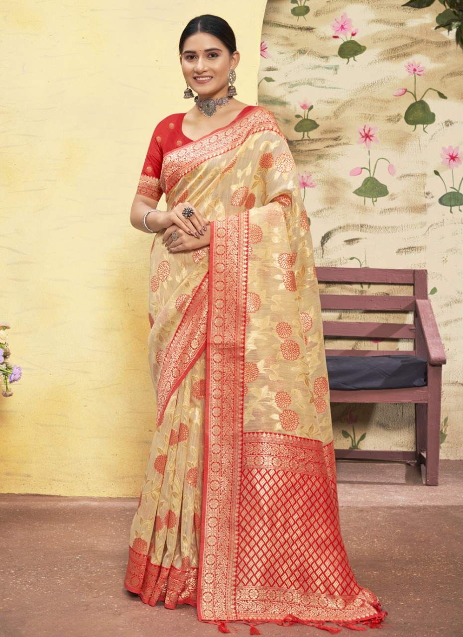 sangam print kamini cotton cotton authentic fabric saree catalog