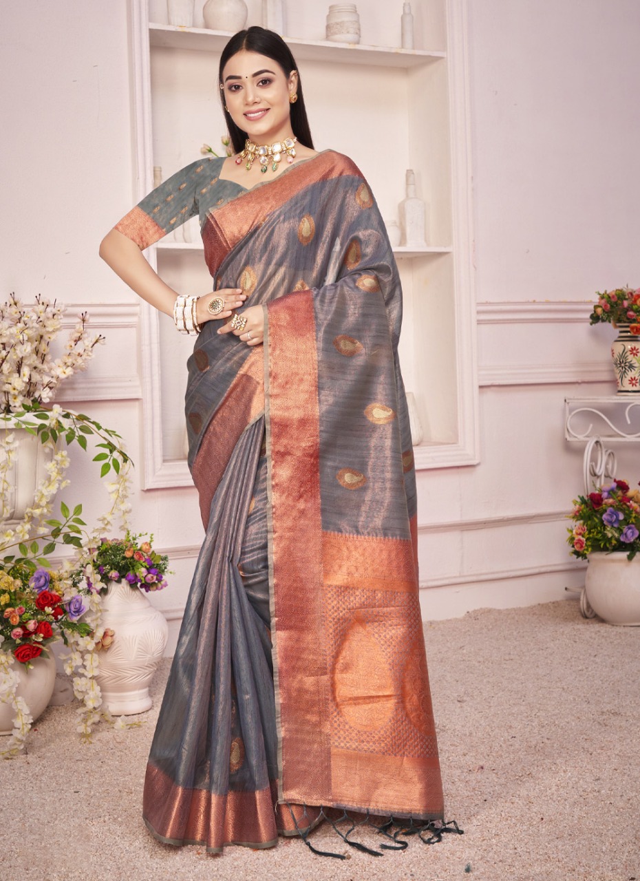 sangam print padmini vol 1 organza elegant saree catalog