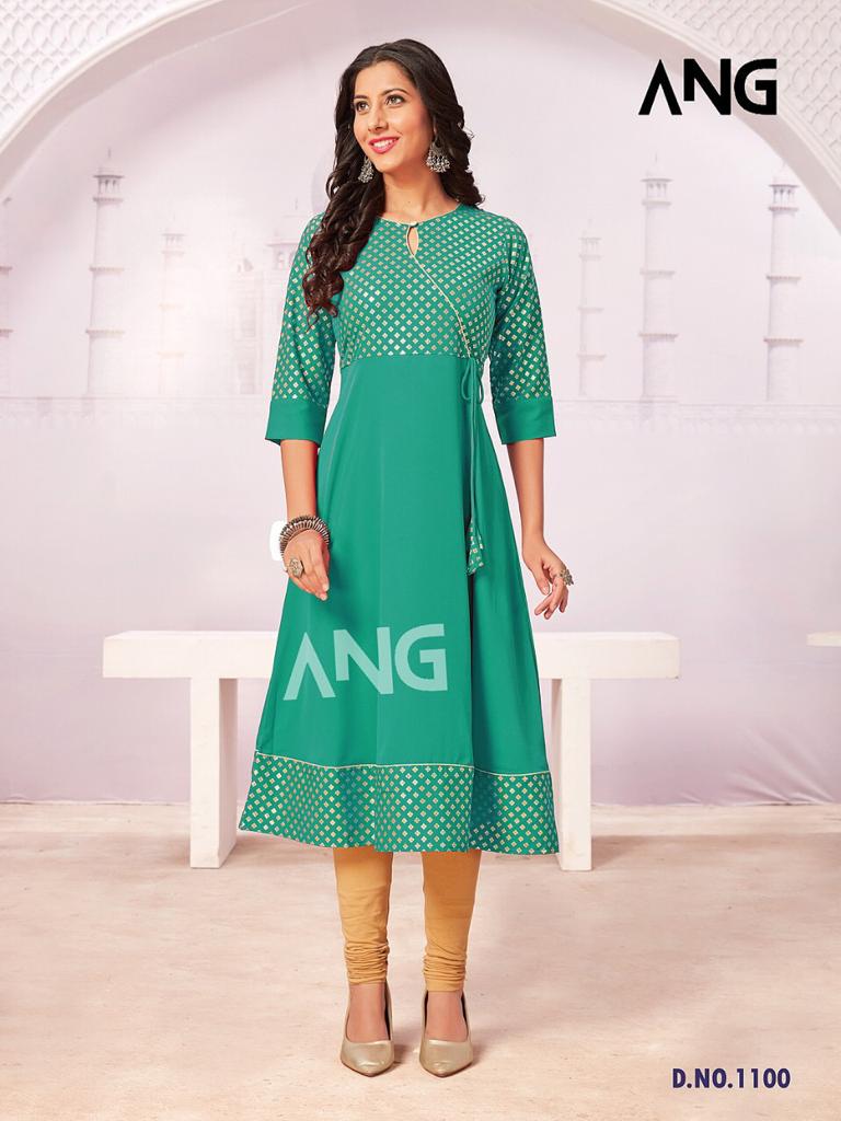 12angel ang 1100 crap decent look kurti catalog