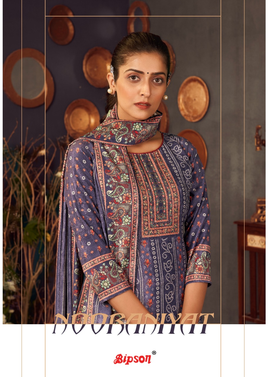 bipson nooraniyat viscose catchy look salwar suit catalog