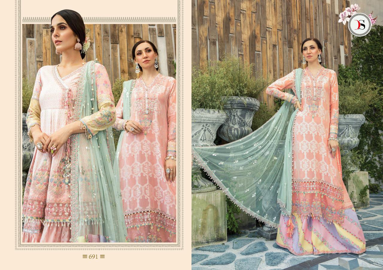 deepsy suit  691 cotton catchy look salwar suit single