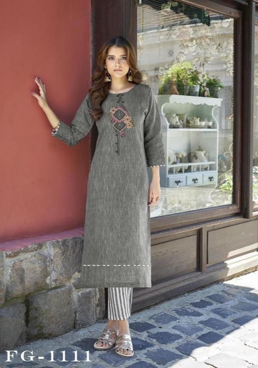 fashion galleria krisha vol 14 khadi cotton innovative satyle kurti  catalog