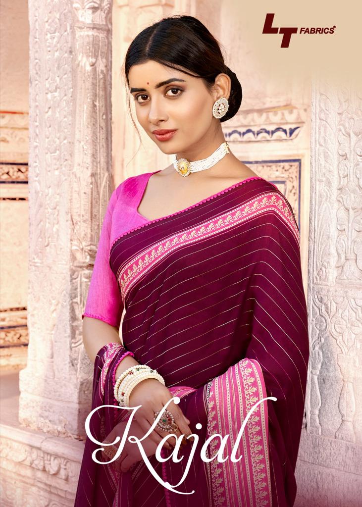 lt fashion kajal micro elegant saree catalog