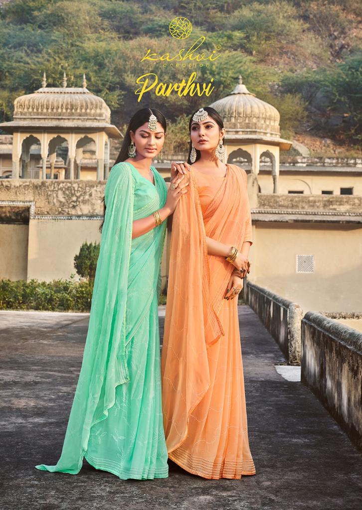 lt kashvi creation prathvi weighless grace ful look saree catalog