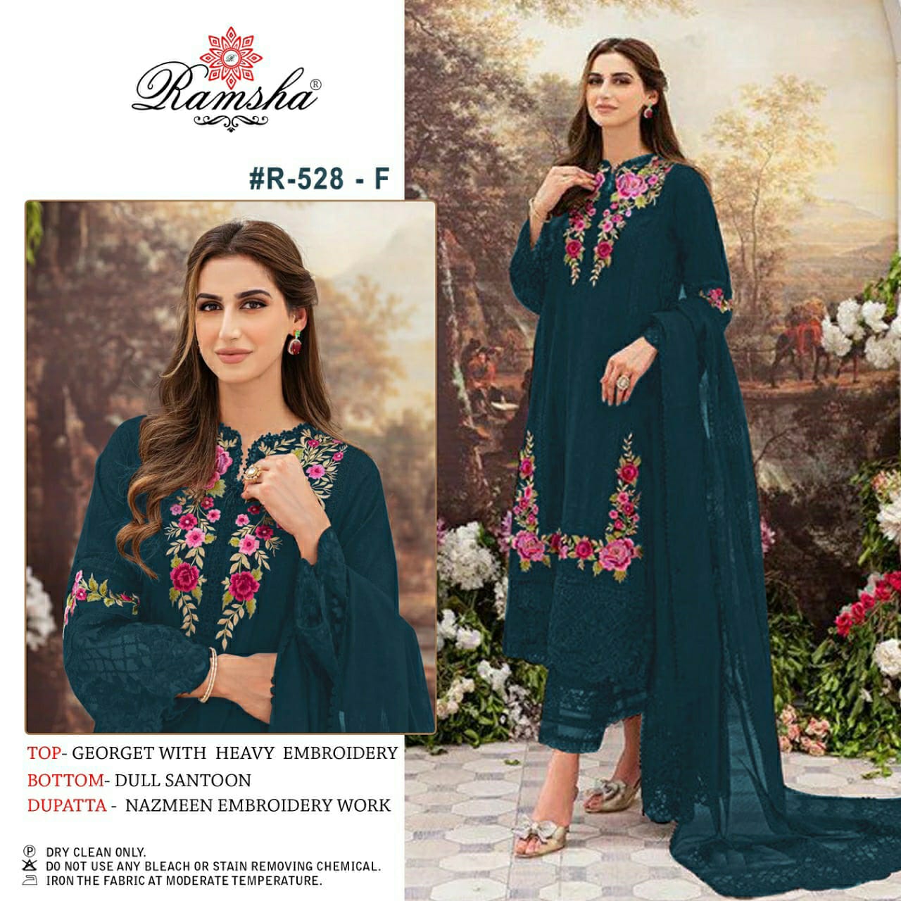 Ramsha RAMSHA R-528 F Salwar Kameez Georgette Singles