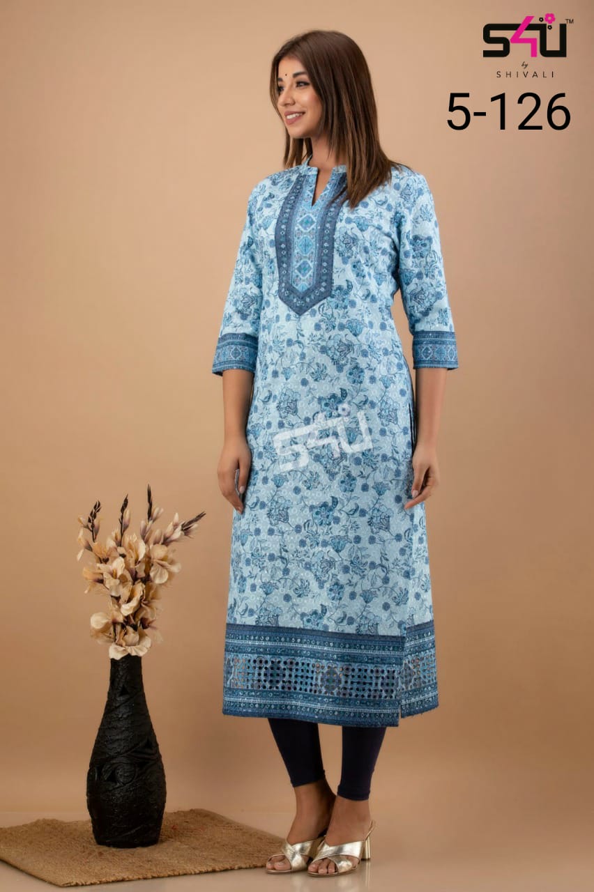 s4u  s4u 5-126 fancy asstonishing kurti size set