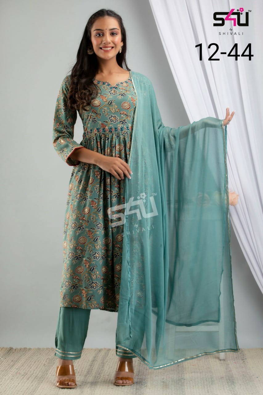 s4u s4u 12-44 fancy attractive look kurti size set