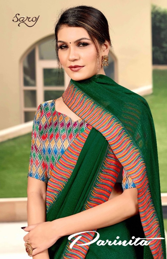 saroj saree parinita zomato catchy look saree  catalog