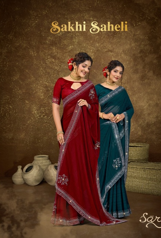 saroj saree sakhi saheli zomato gorgeous look saree catalog