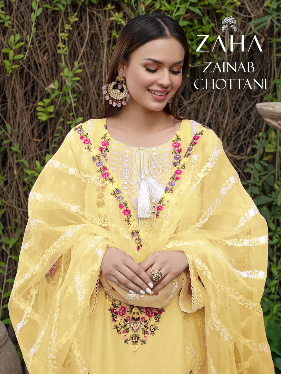 zaha zainab chottani d no 10057 e f g georgette regal look salwar suit catalog