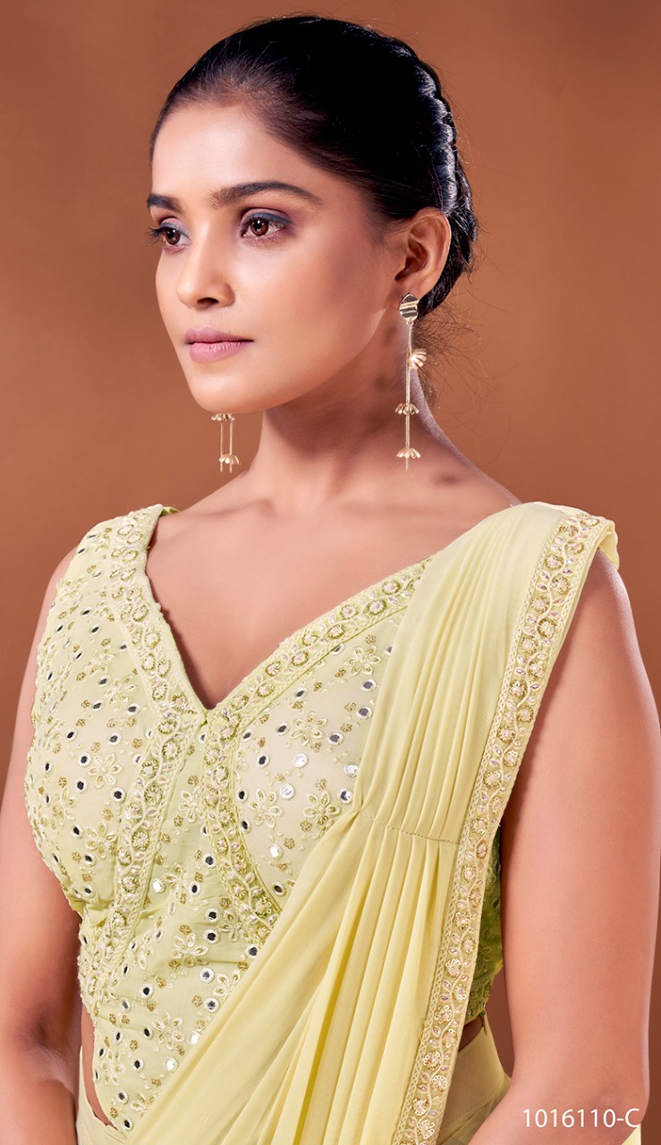 amoha trendz d no 1016110 net gorgeous look saree catalog