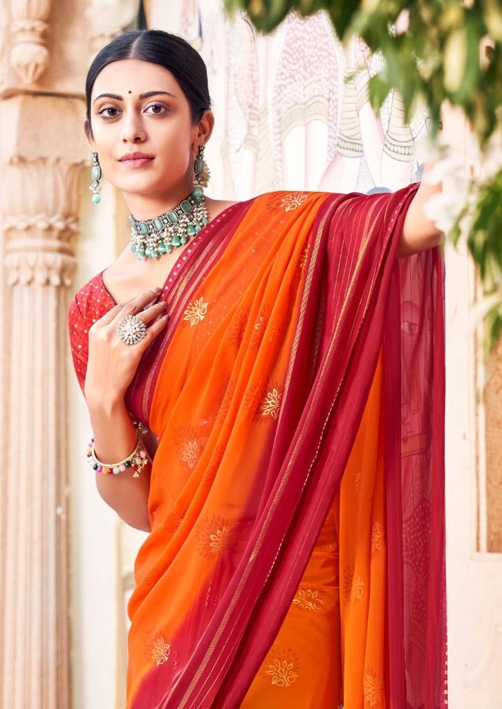 lt fashion riwaz weightless decent print saree catalog