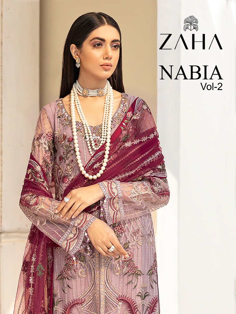 zaha nabia vol 2 georgette elegant salwar suit catalog