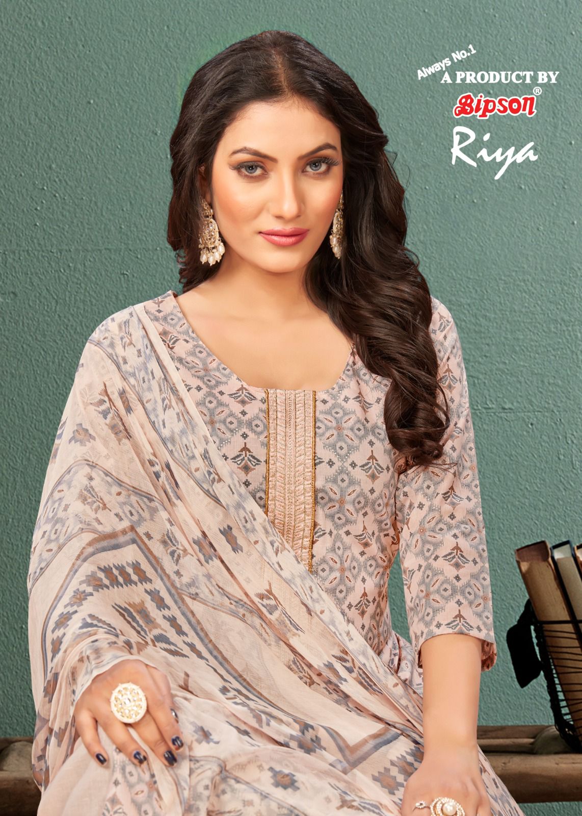 bipson  riya 2068 cotton exclusive print salwar suit catalog