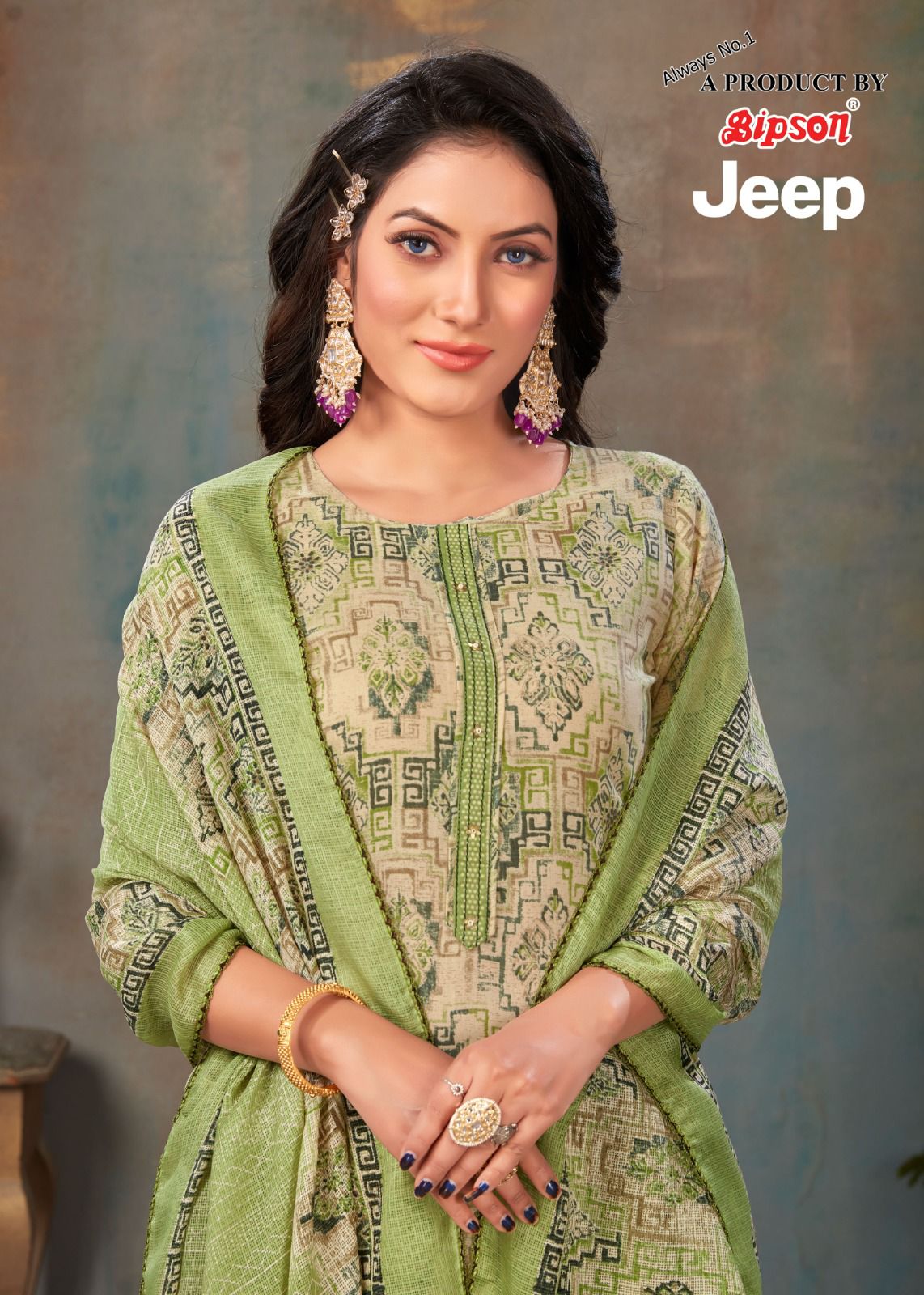 bipson jeep 2039 cotton ecxlusive print salwar suit catalog