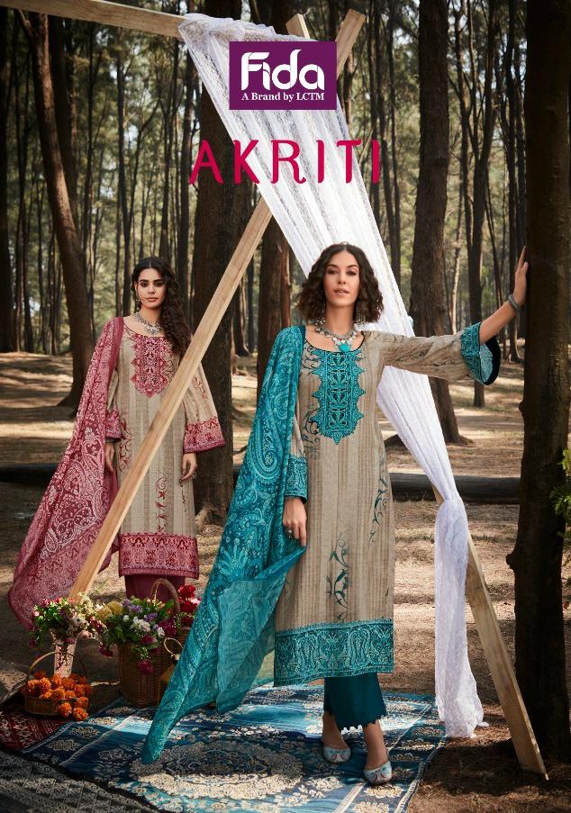 fida akriti cotton elegant salwar suit catalog