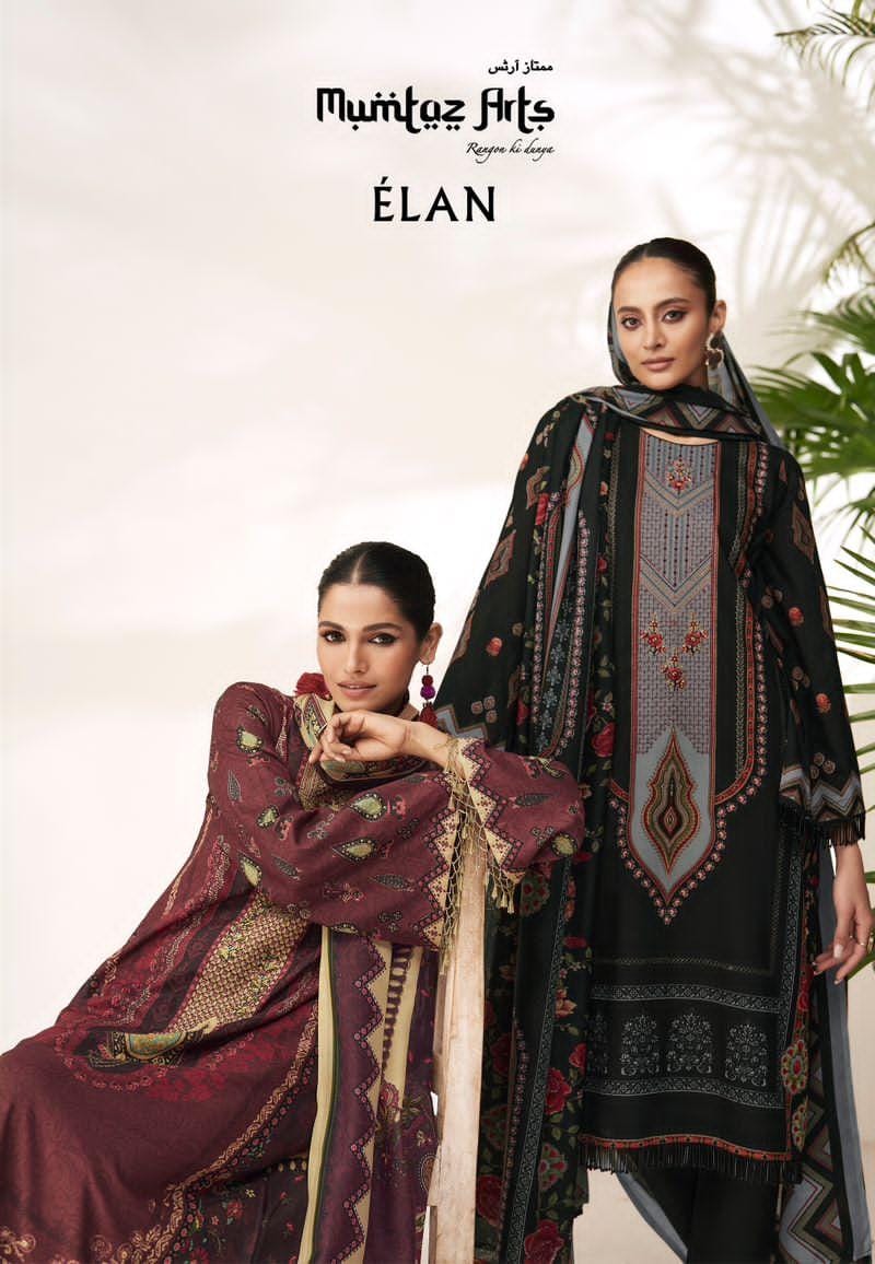 mumtaz art elan jam satin new and modern style salwar suit catalog