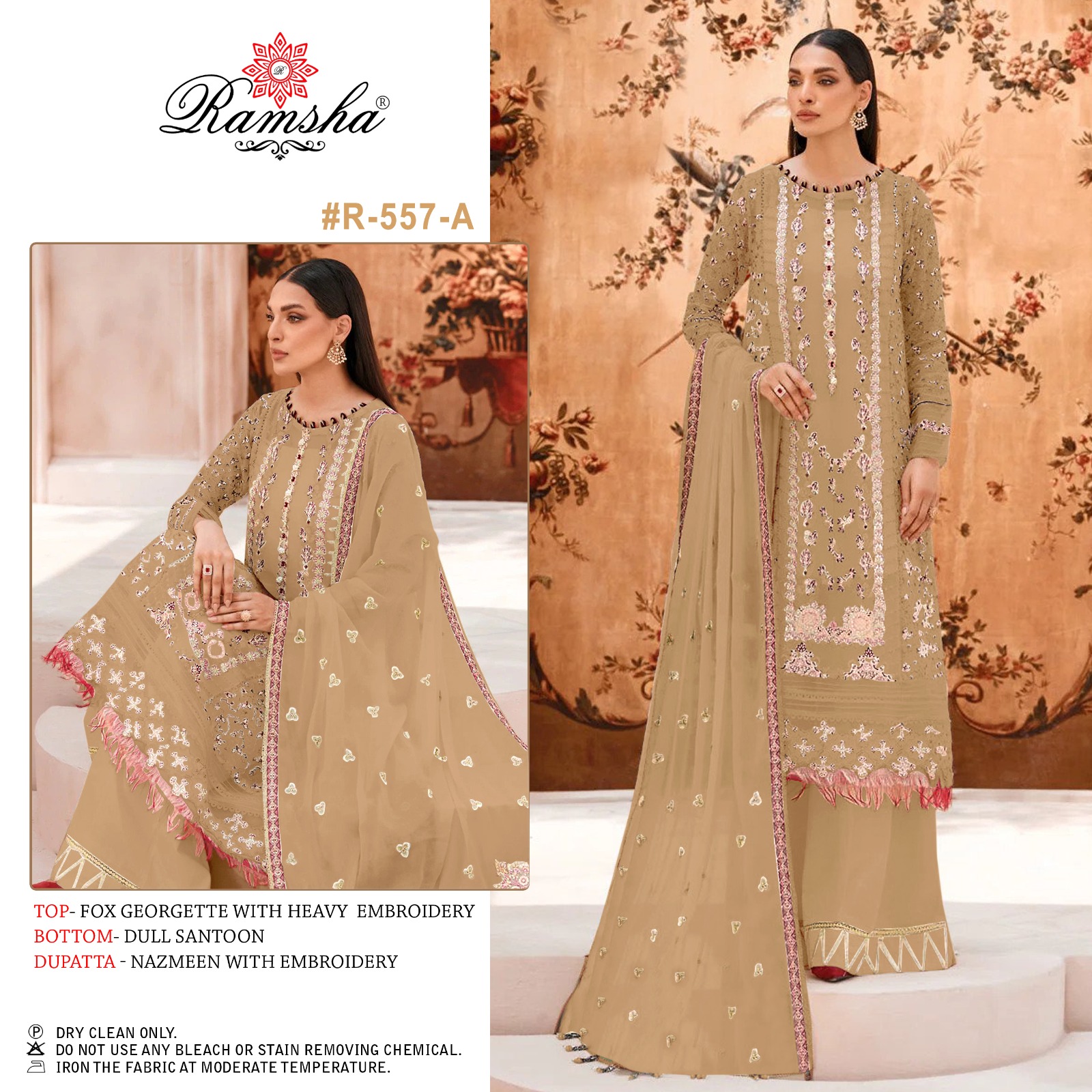 Ramsha Ramsha r-557 A Salwar Kameez Georgette Singles