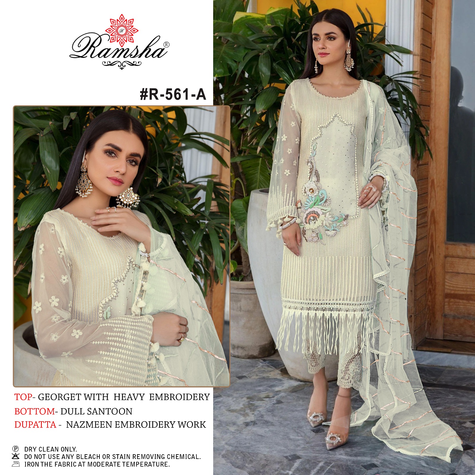 ramsha ramsha r 561 nx georgette elegant salwar suit catalog