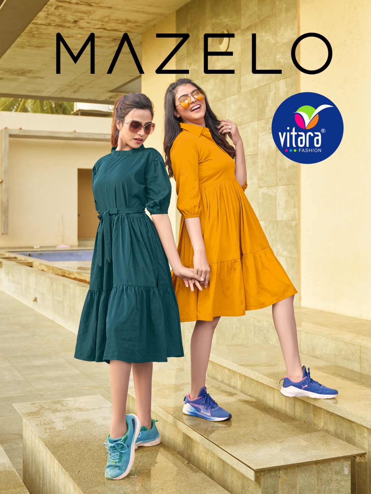 vitara fashion mazelo bsy decent look kurti catalog