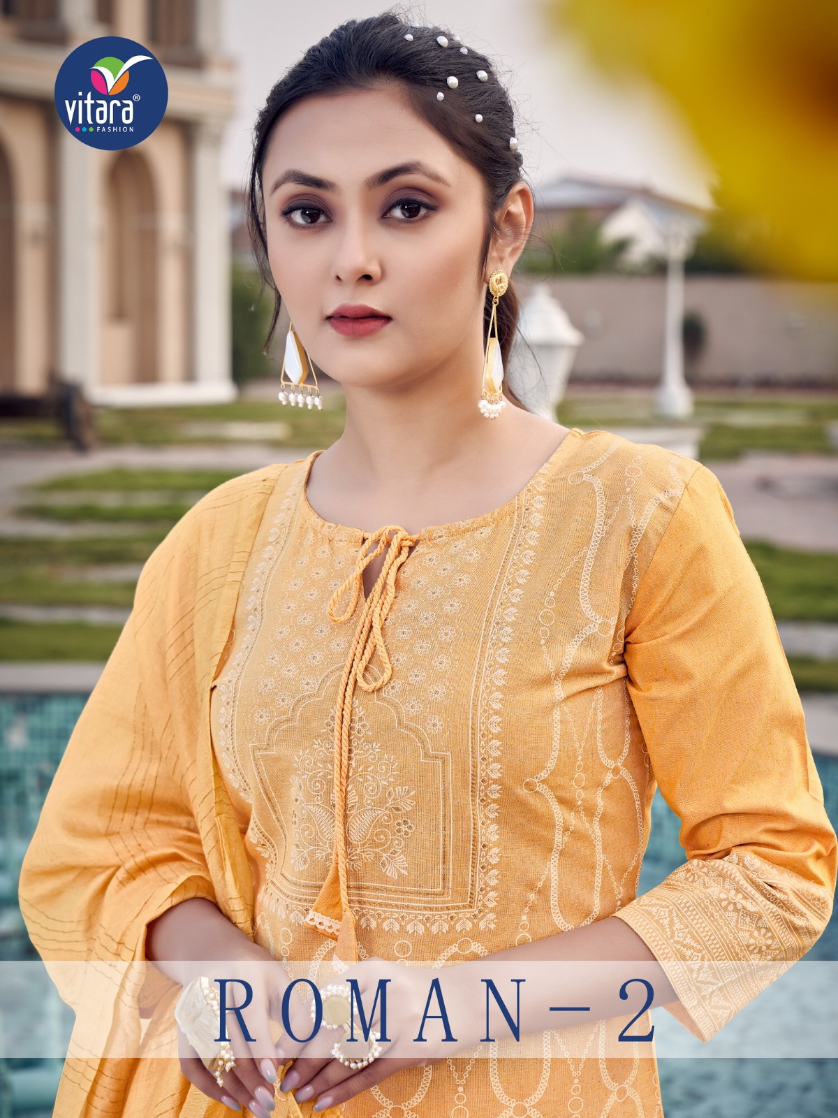 vitara fashion roman 2 viscose elegant look top with dupatta catalog