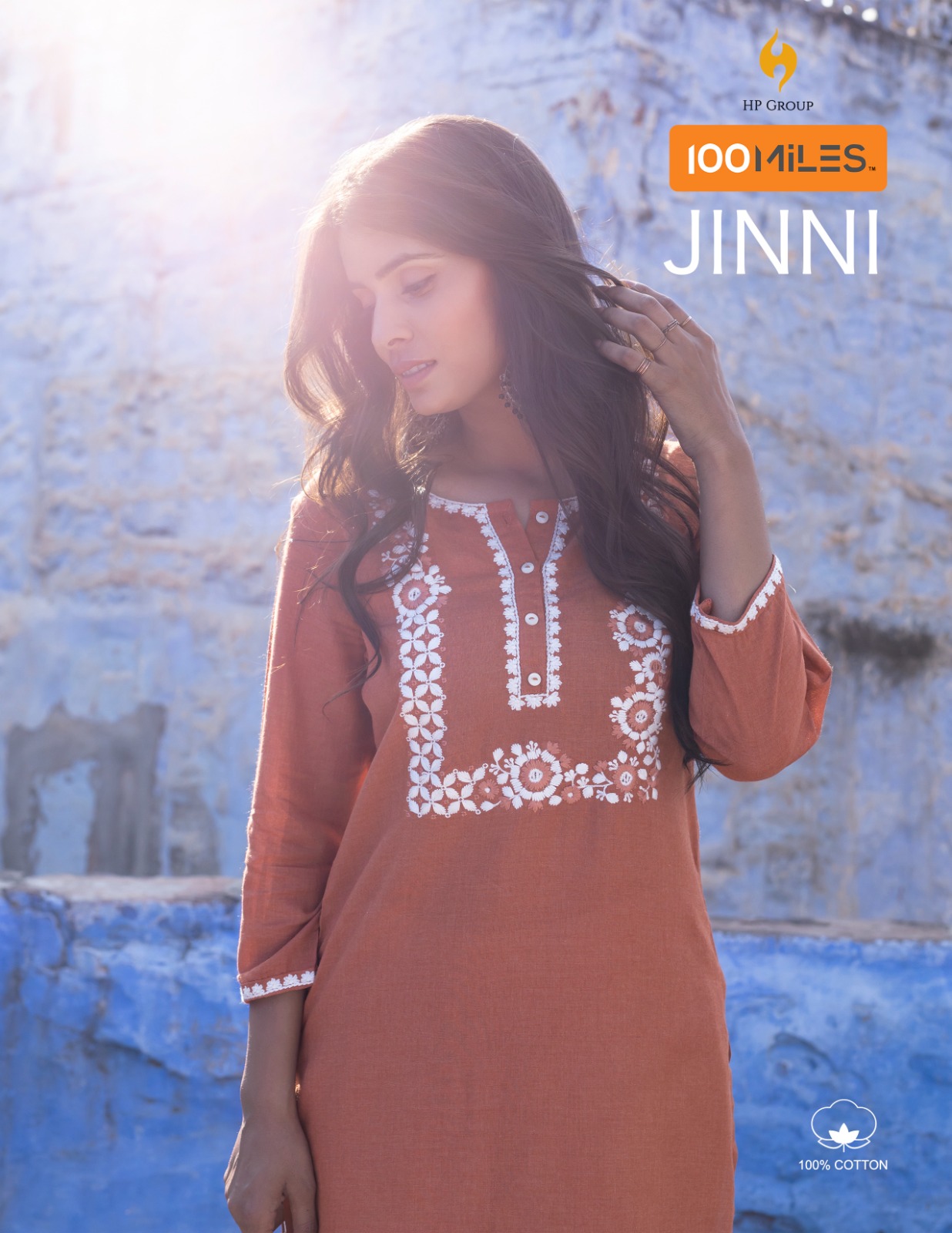 100 miles jinni cotton new and moden look kurti catalog