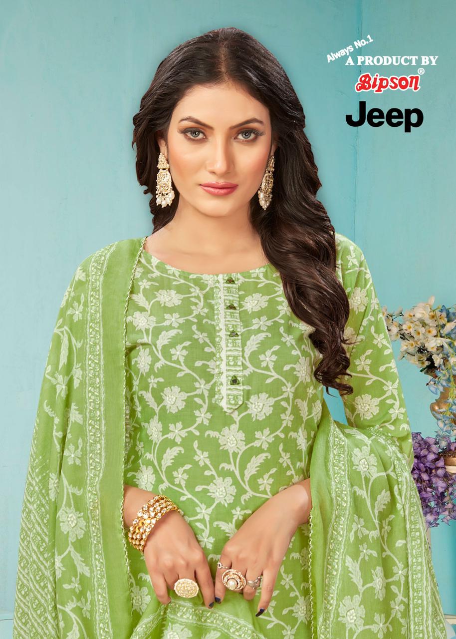 bipson jeep 2066 cotton exclusive print salwar suit catalog