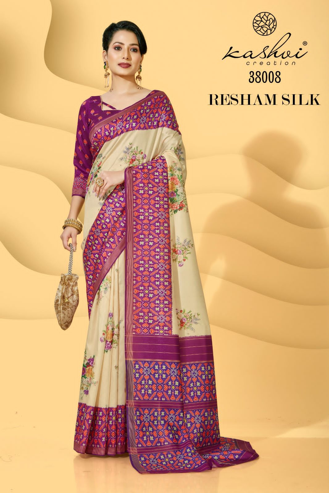 lt kashvi creation resham silk viscose elegant saree catalog