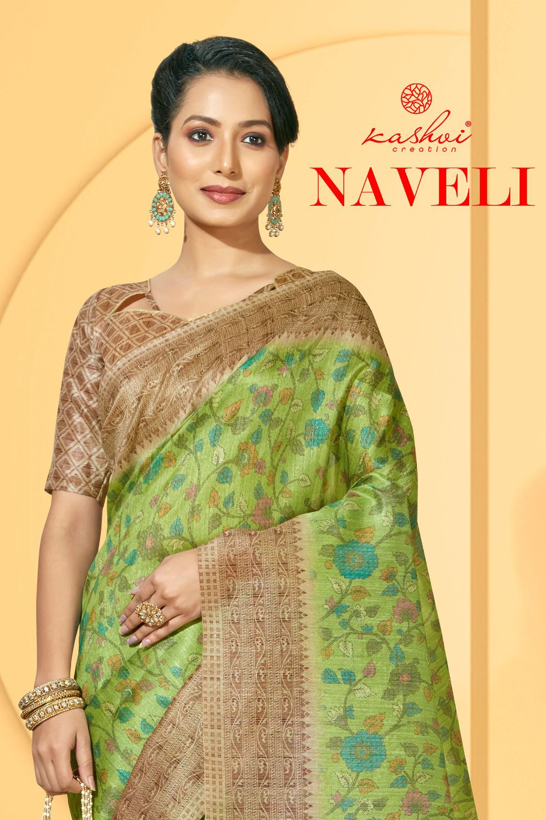 lt kshvi creation naveli silk exclusive print saree catalog