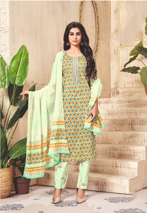 tzu umaiza cotton aunthentic fabrics top bottom with dupatta catalog