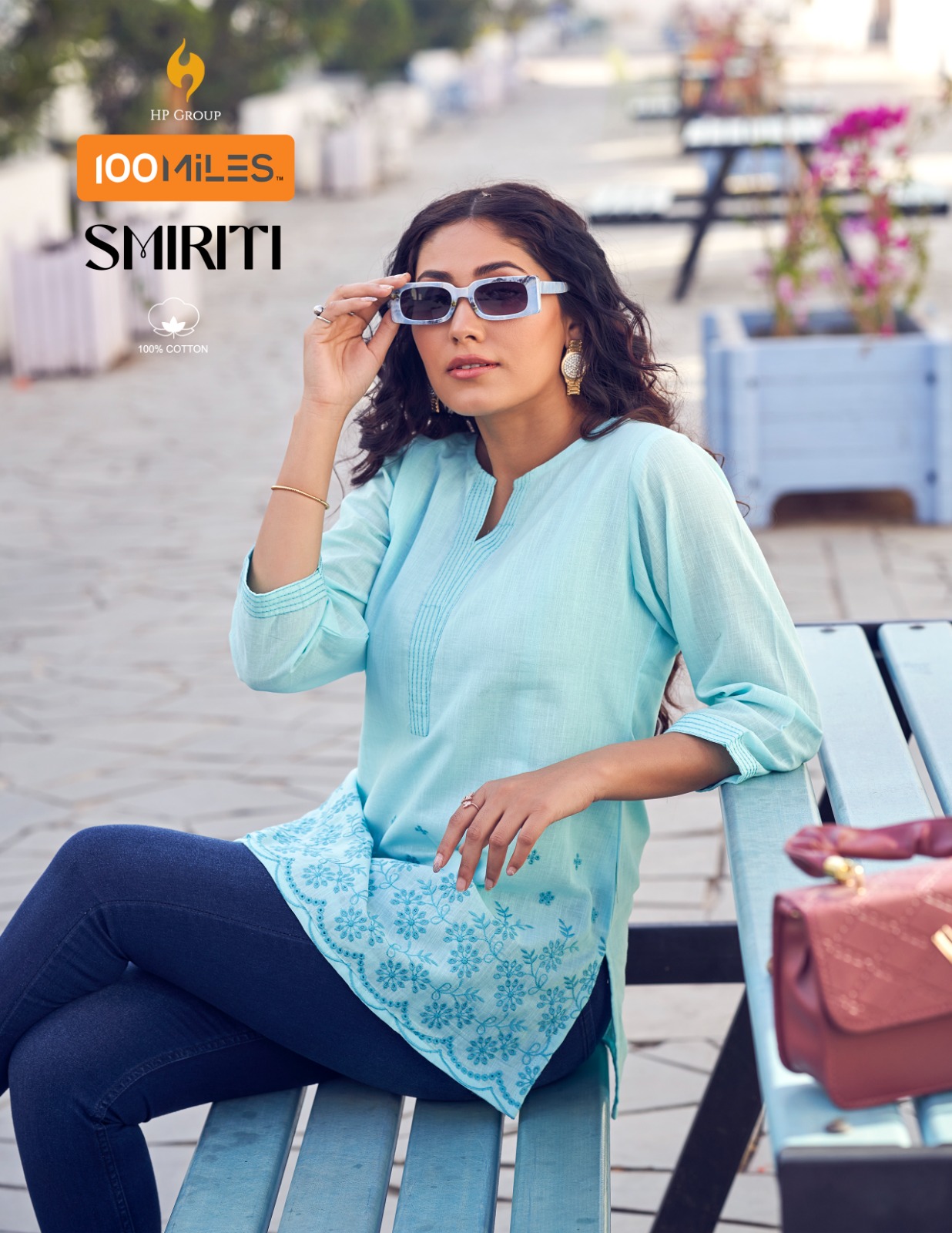 100 Miles smiriti cotton regal llok kurti catalog