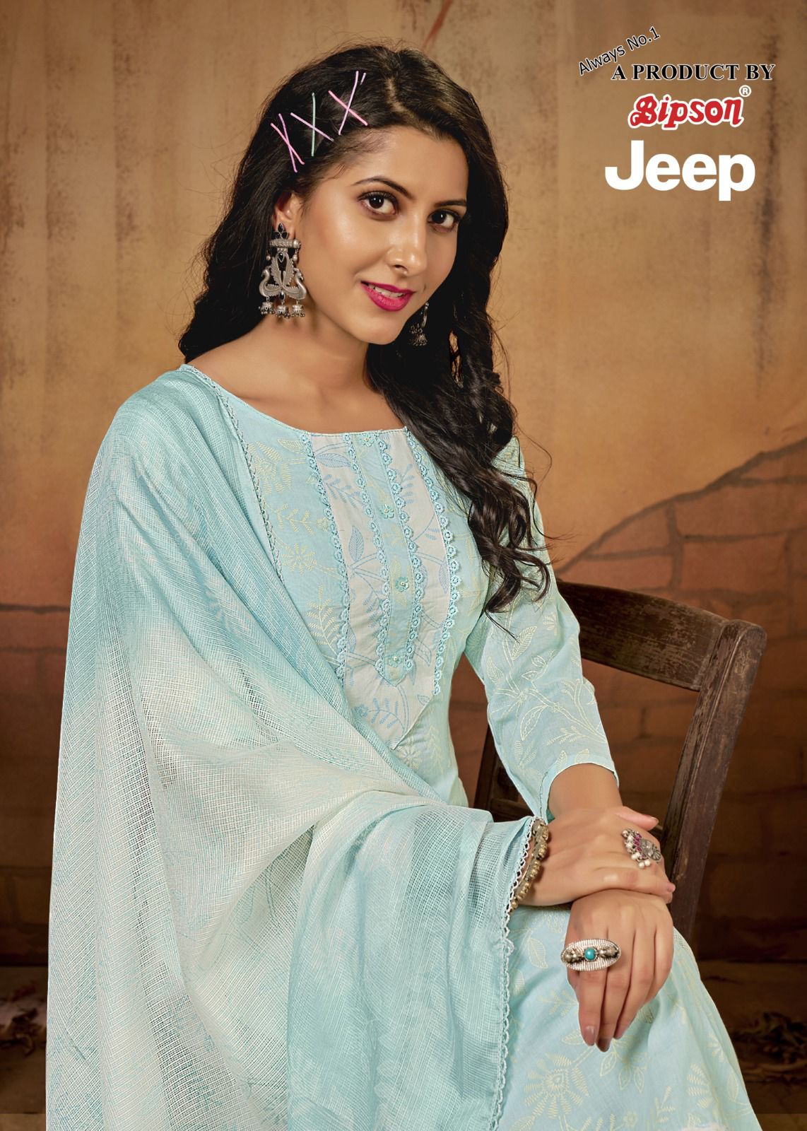 bipson jeep 2128 cotton georgeous look salwar suit catalog