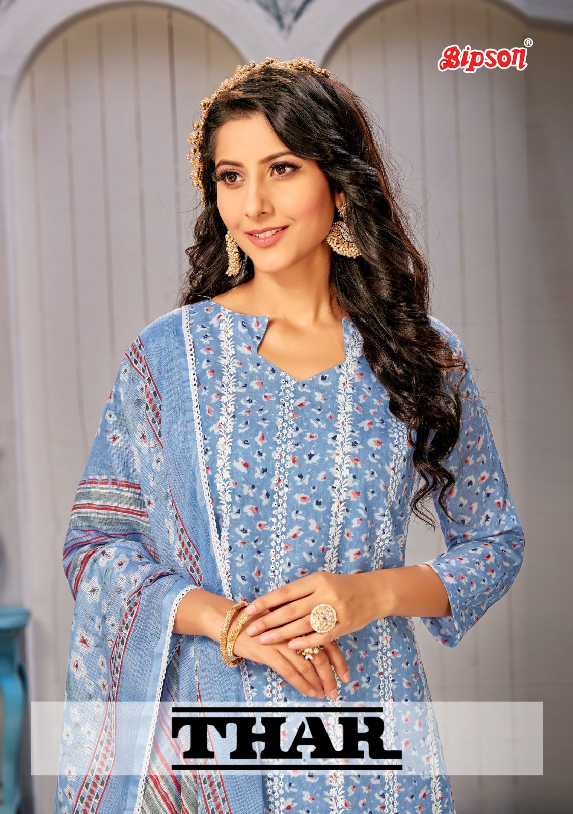 bipson thar 2111 cotton exclusive print salwar suit catalog