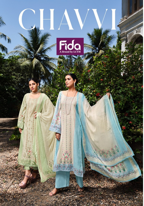 fida chavvi cotton new and modern look salwar suit catalog