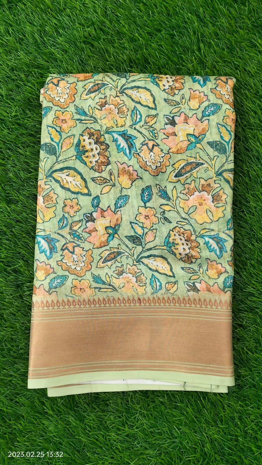 lt kashvi creation lino silk exclusive print saree catalog