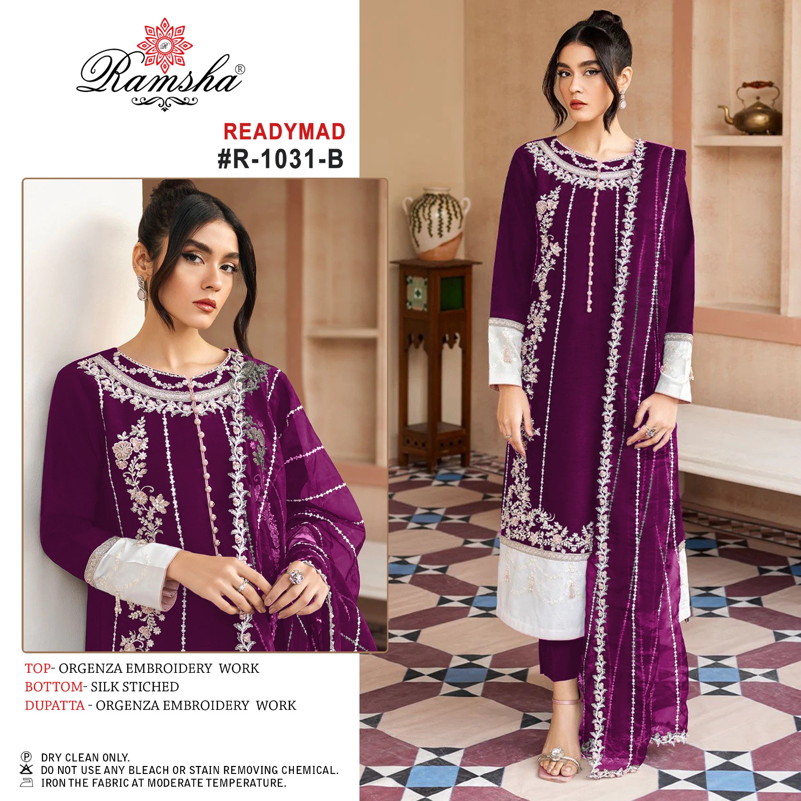 ramsha ramsha r 1031 nx georgette catchy look salwar suit catalog