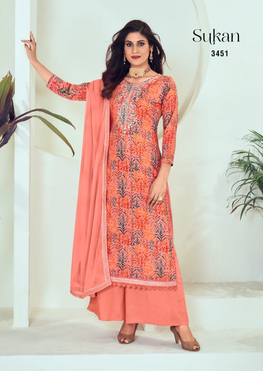 rang sukan rayon exclusive print salwar suit catalog