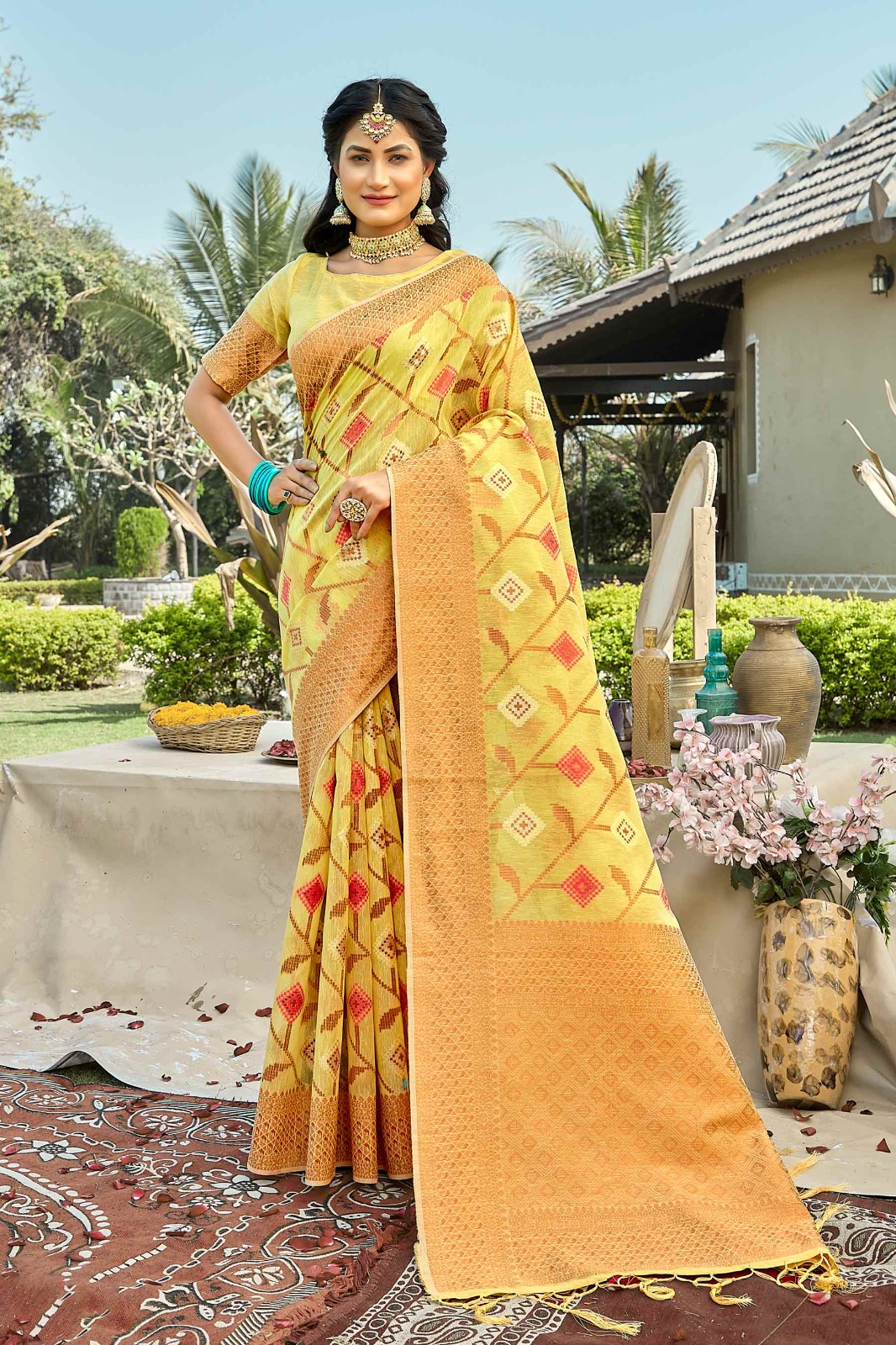 sangam print roop milan cotton authentic fabrics saree catalog