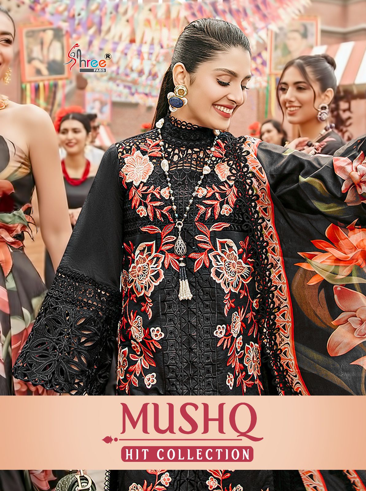 shree fabs mushq super hit collection cotton elegant salwar suit catalog