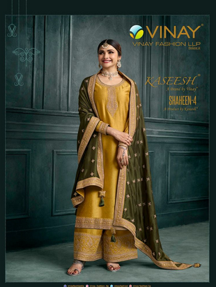 vinay fashion kaseesh shaheen 4 georgette innovative look salwar suit catalog